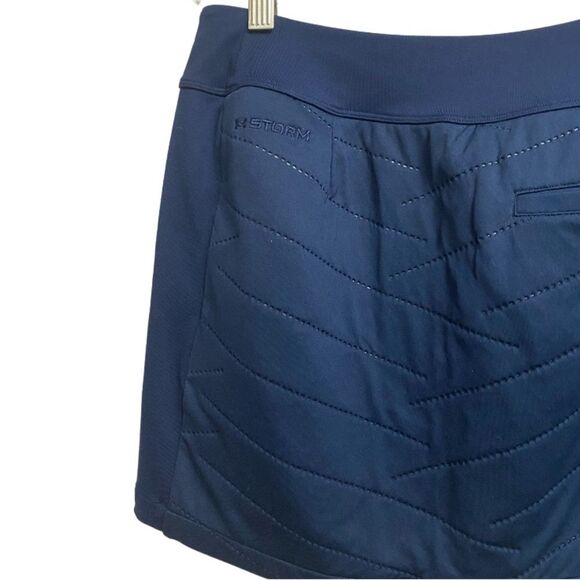 NWT Under Armour Storm ColdGear Reactor Quilted Golf Skirt Size S Athletic Navy - Picture 9 of 16